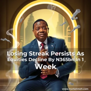 Read more about the article Losing Streak Persists As Equities Decline By N365bn In 1 Week