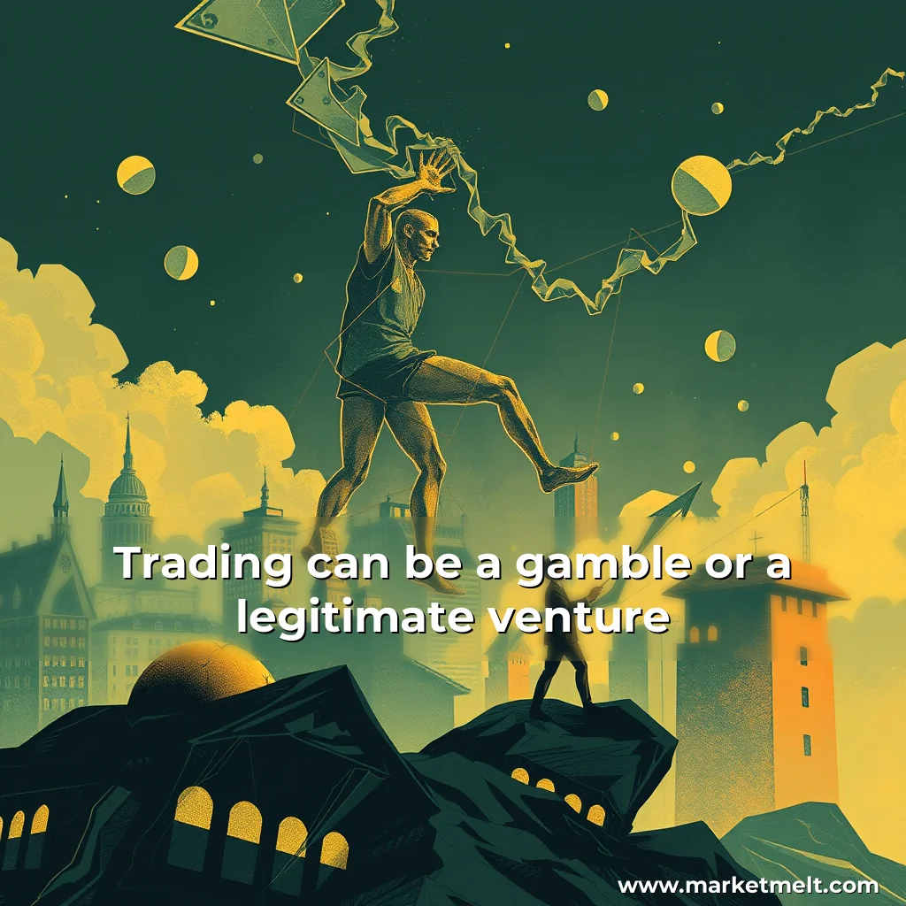 Read more about the article Trading can be a gamble or a legitimate venture