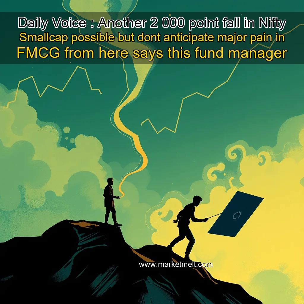 Read more about the article Daily Voice : Another 2  000  point fall in Nifty Smallcap possible  but dont anticipate major pain in FMCG from here  says this fund manager