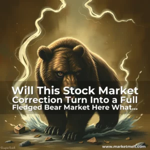 Read more about the article Will This Stock Market Correction Turn Into a Full  Fledged Bear Market  Here What 80 Years of History Tell Us