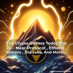 Read more about the article Top Crypto Gainers Today Mar 24 – Near Protocol , Ethena , Monero , Jito Labs, And More! The Best Crypto Picks For Today!