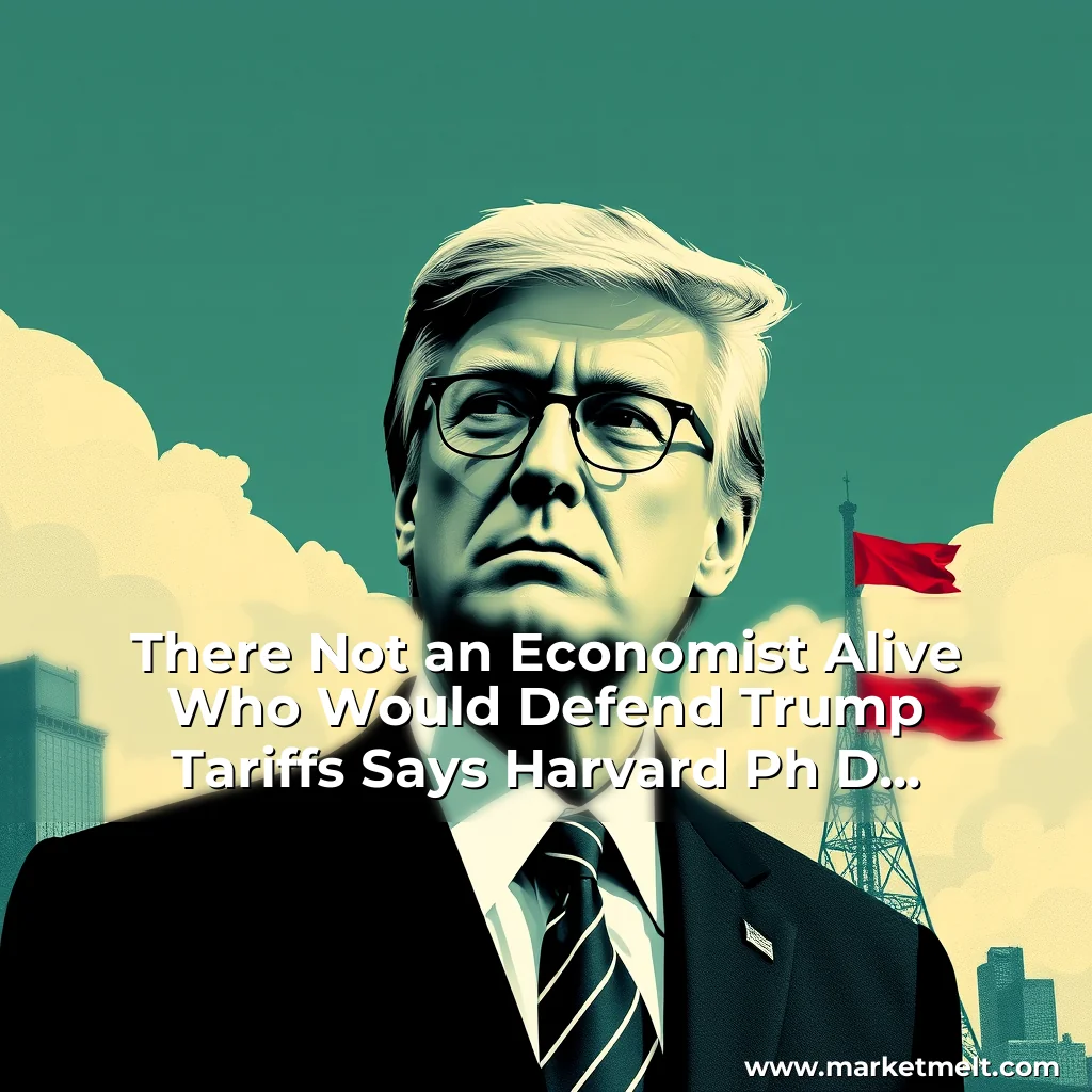 You are currently viewing There Not an Economist Alive Who Would Defend Trump Tariffs  Says Harvard Ph  D  Economist