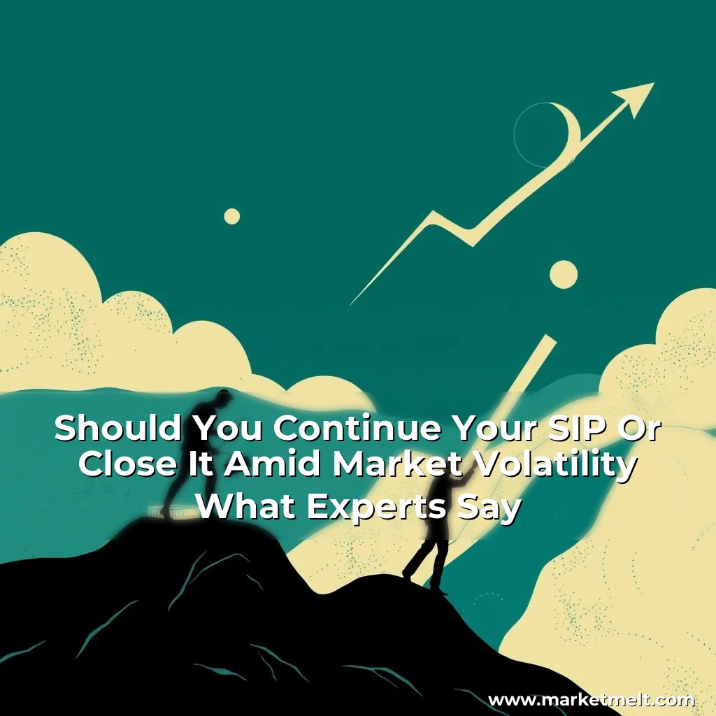 You are currently viewing Should You Continue Your SIP Or Close It Amid Market Volatility  What Experts Say