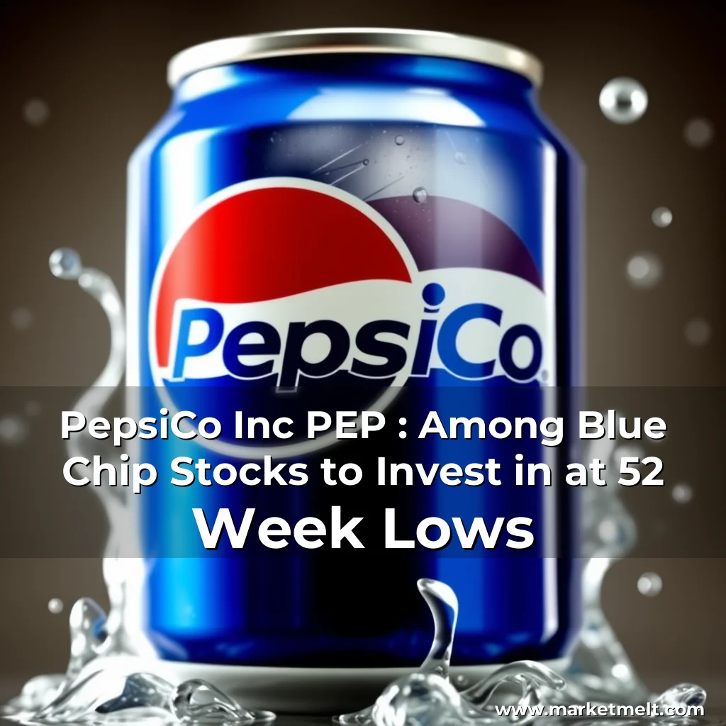 You are currently viewing PepsiCo  Inc   PEP : Among Blue Chip Stocks to Invest in at 52  Week Lows