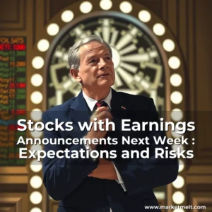 Read more about the article Stocks with Earnings Announcements Next Week : Expectations and Risks