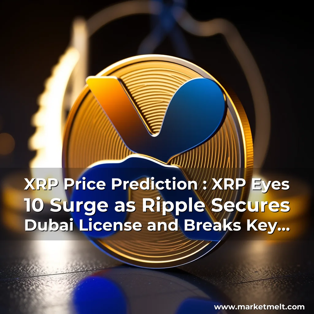 You are currently viewing XRP Price Prediction : XRP Eyes 10 Surge as Ripple Secures Dubai License and Breaks Key Resistance