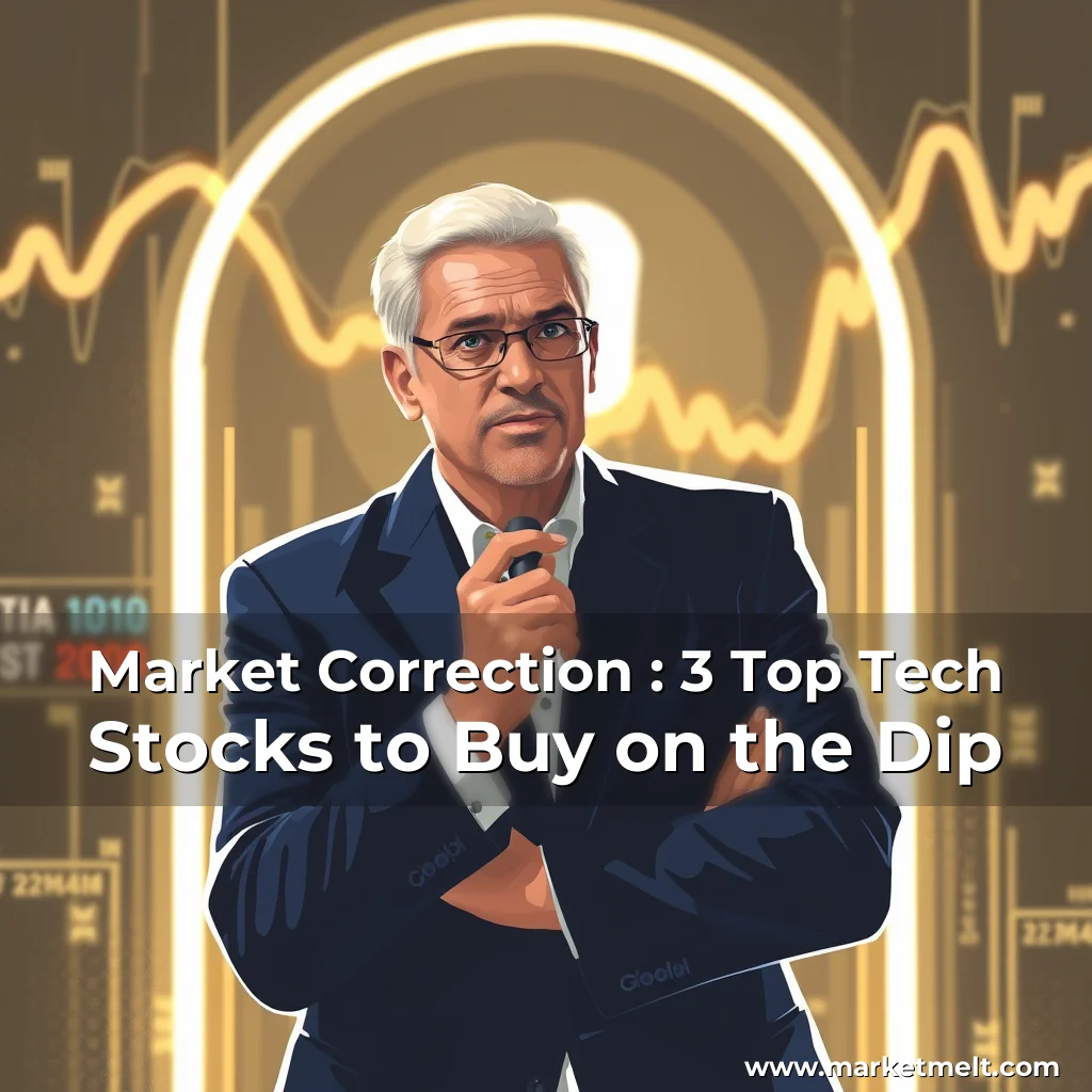 Read more about the article Market Correction : 3 Top Tech Stocks to Buy on the Dip