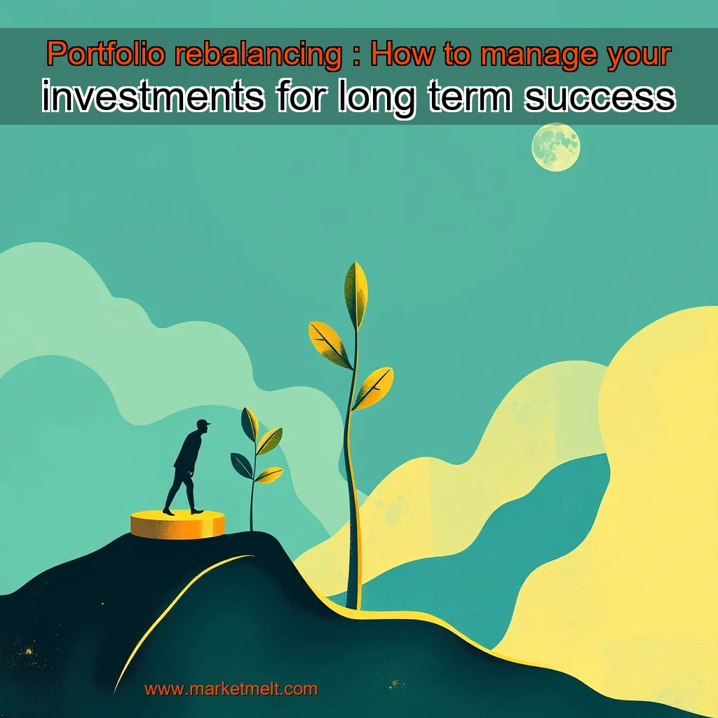 Read more about the article Portfolio rebalancing : How to manage your investments for long  term success