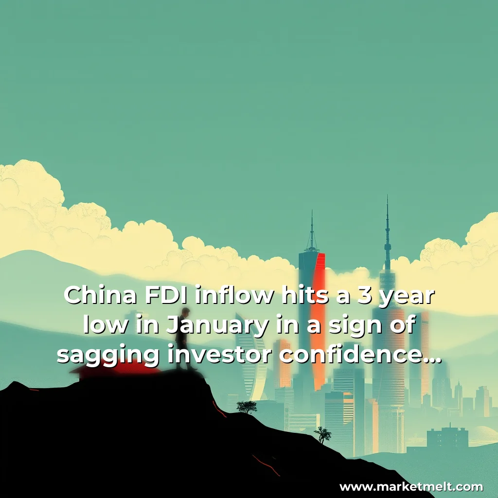 You are currently viewing China FDI inflow hits a 3  year low in January in a sign of sagging investor confidence  Newsday Zimbabwe