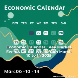 Artistic representation for Economic Calendar : Key Market Events for the Week from March 10 to 14 2025