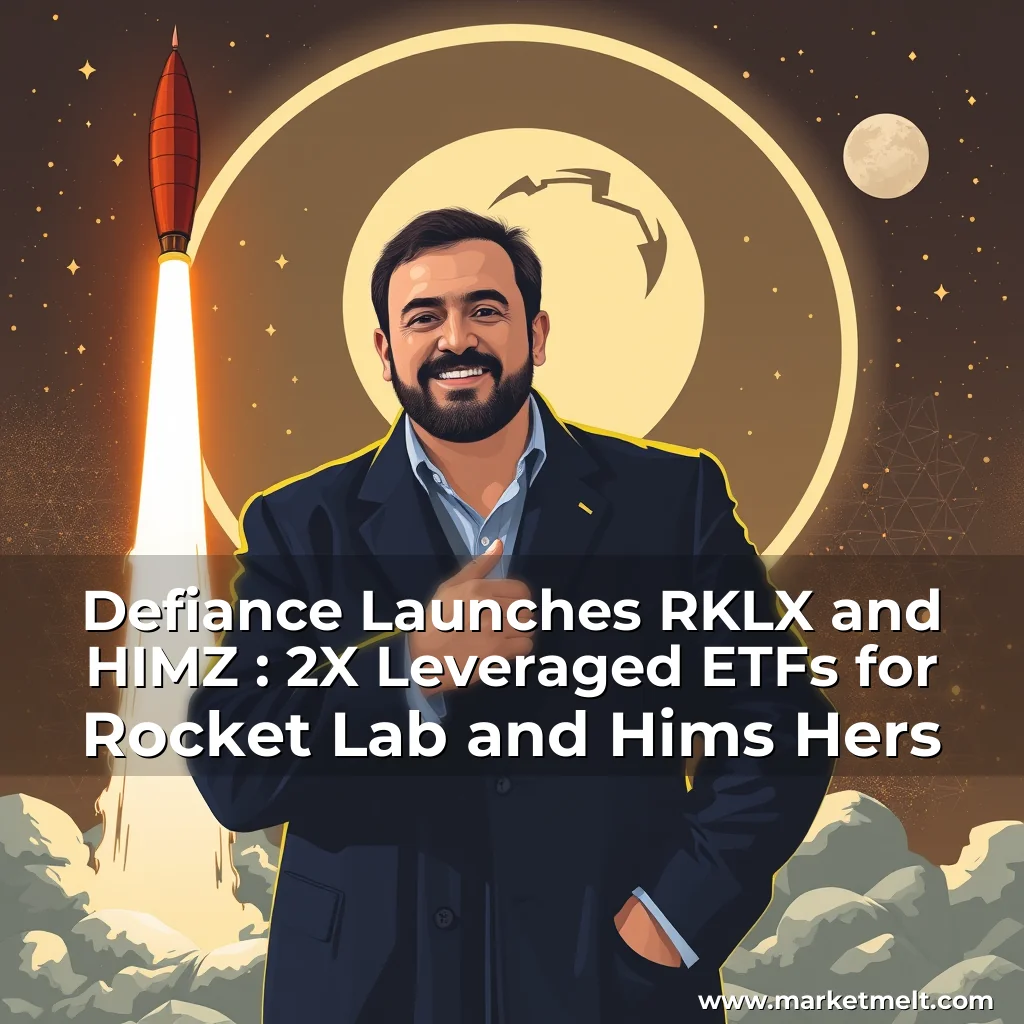 Read more about the article Defiance Launches RKLX and HIMZ : 2X Leveraged ETFs for Rocket Lab and Hims  Hers
