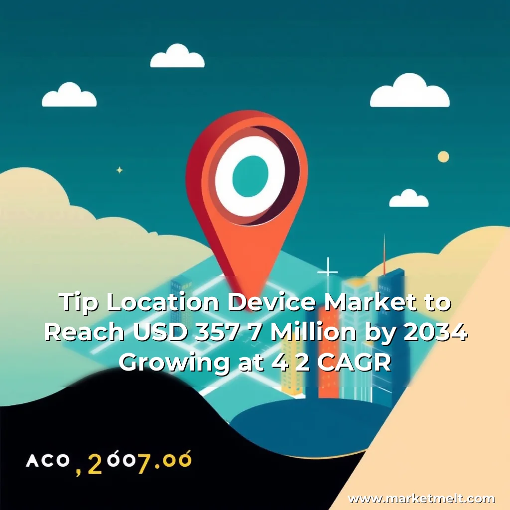 Read more about the article Tip Location Device Market to Reach USD 357  7 Million by 2034  Growing at 4  2  CAGR