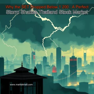 Read more about the article Why the SET Dropped Below 1  200 : A Perfect Storm Shakes Thailand Stock Market