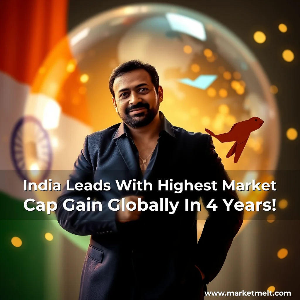 You are currently viewing India Leads With Highest Market Cap Gain Globally In 4 Years!