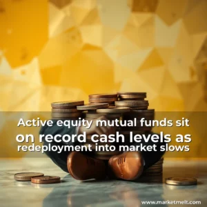 Read more about the article Active equity mutual funds sit on record cash levels as redeployment into market slows