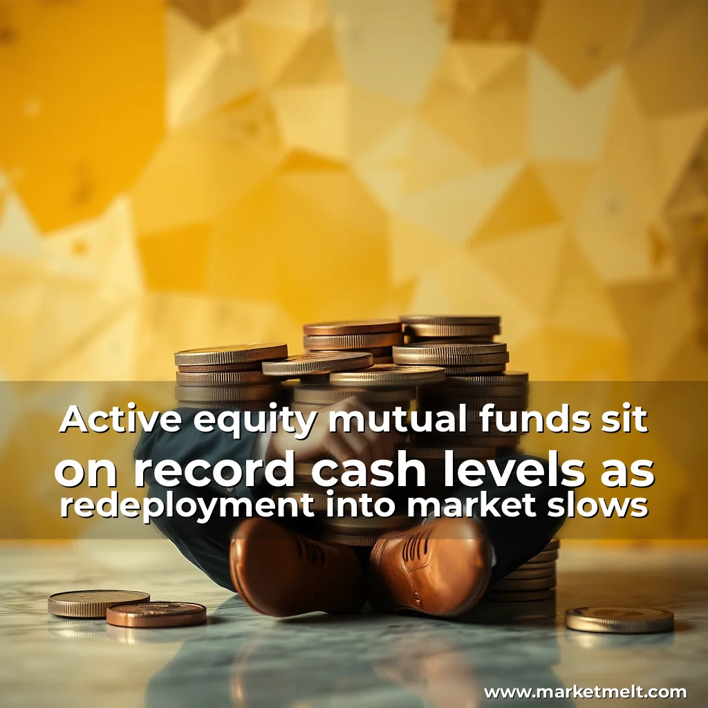 You are currently viewing Active equity mutual funds sit on record cash levels as redeployment into market slows