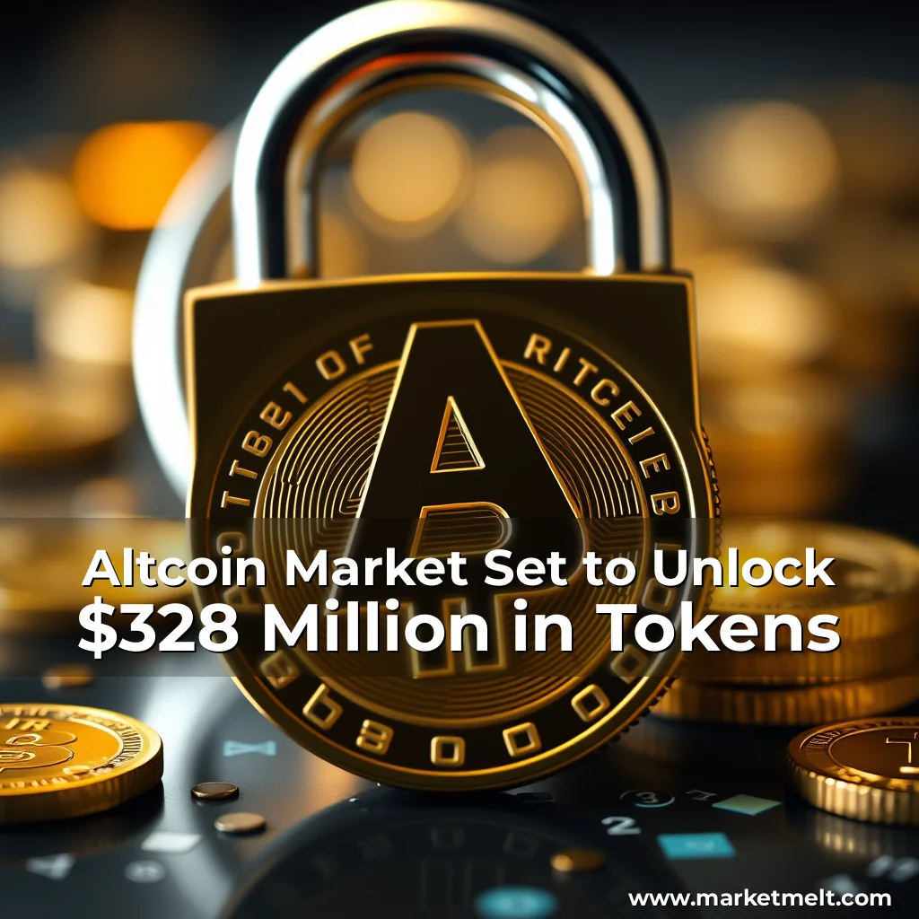 You are currently viewing Altcoin Market Set to Unlock $328 Million in Tokens