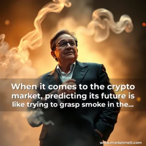 Read more about the article When it comes to the crypto market, predicting its future is like trying to grasp smoke in the wind. Many predictions, touted by prominent figures like Robert Kiyosaki and Michael Saylor, rarely come to fruition, yet they still manage to shape sentiment, fuel innovation, and keep the industry dynamic.