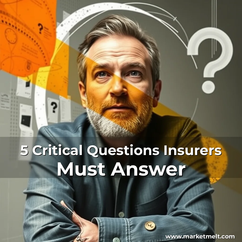 Artistic representation for 5 Critical Questions Insurers Must Answer