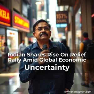 Read more about the article Indian Shares Rise On Relief Rally Amid Global Economic Uncertainty