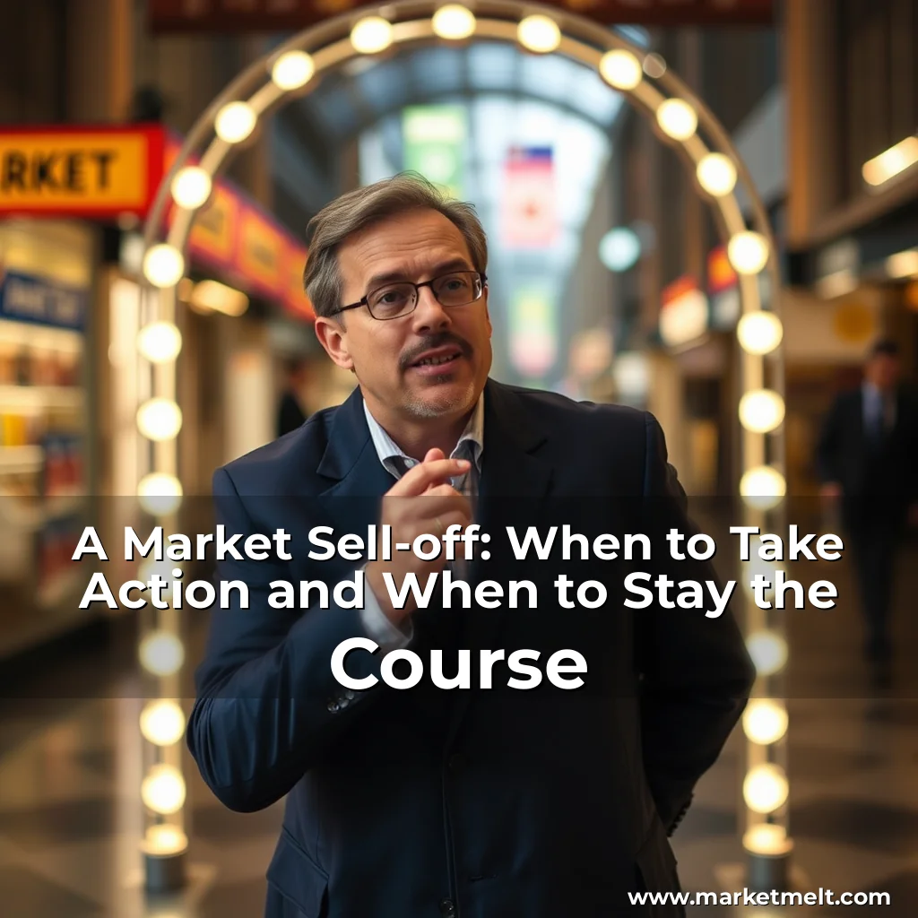 Read more about the article A Market Sell-off: When to Take Action and When to Stay the Course