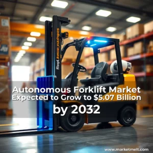 Read more about the article Autonomous Forklift Market Expected to Grow to $5.07 Billion by 2032
