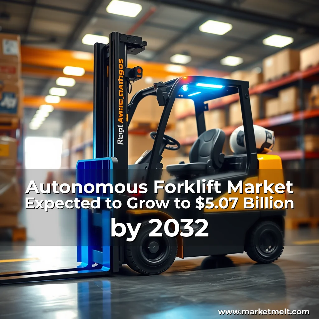 You are currently viewing Autonomous Forklift Market Expected to Grow to $5.07 Billion by 2032