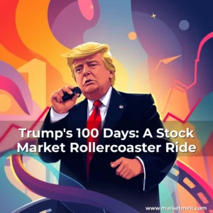 Read more about the article Trump’s 100 Days: A Stock Market Rollercoaster Ride