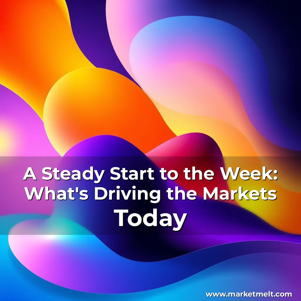 Read more about the article A Steady Start to the Week: What’s Driving the Markets Today