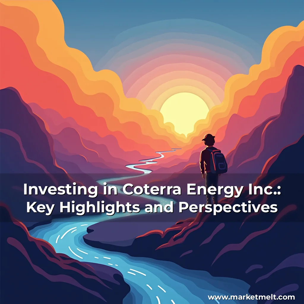 You are currently viewing Investing in Coterra Energy Inc.: Key Highlights and Perspectives