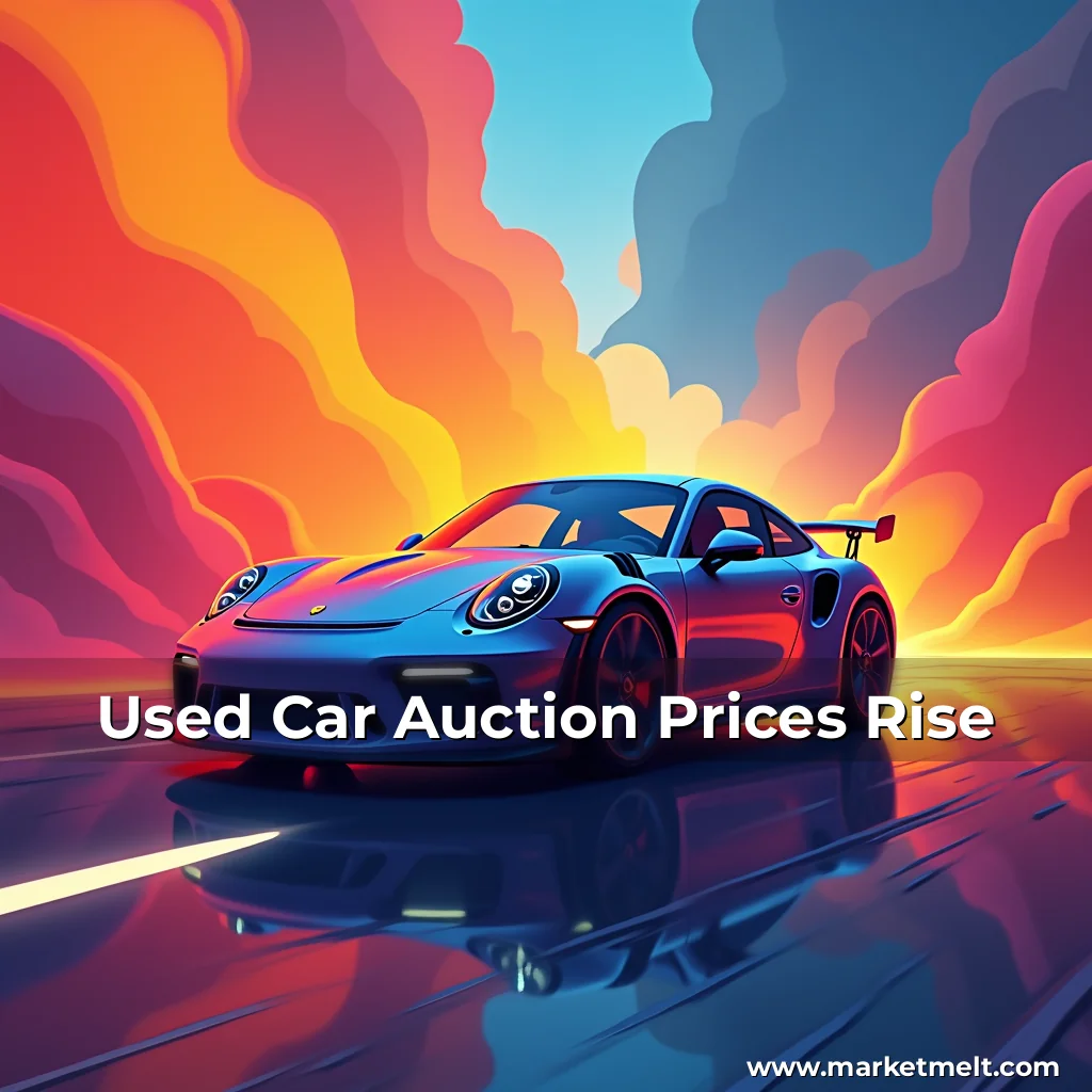 Read more about the article Used Car Auction Prices Rise
