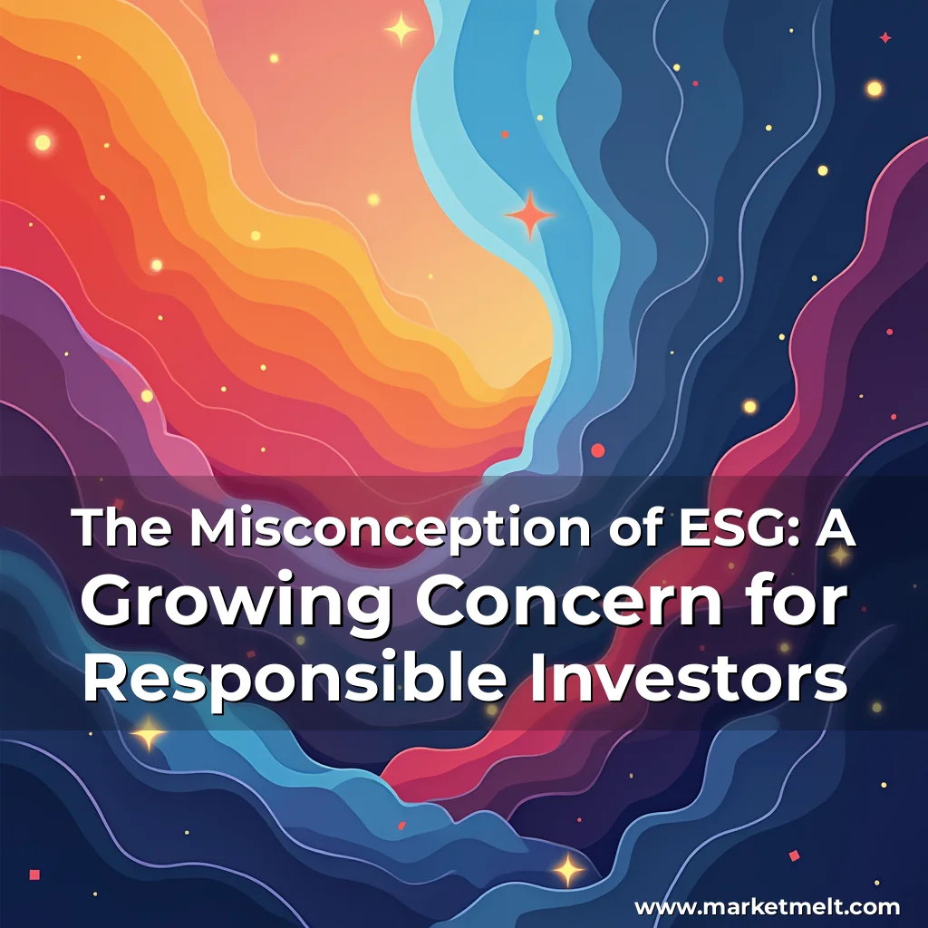 You are currently viewing The Misconception of ESG: A Growing Concern for Responsible Investors