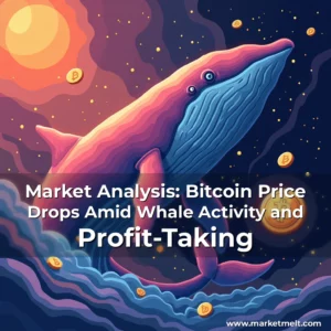 Read more about the article Market Analysis: Bitcoin Price Drops Amid Whale Activity and Profit-Taking